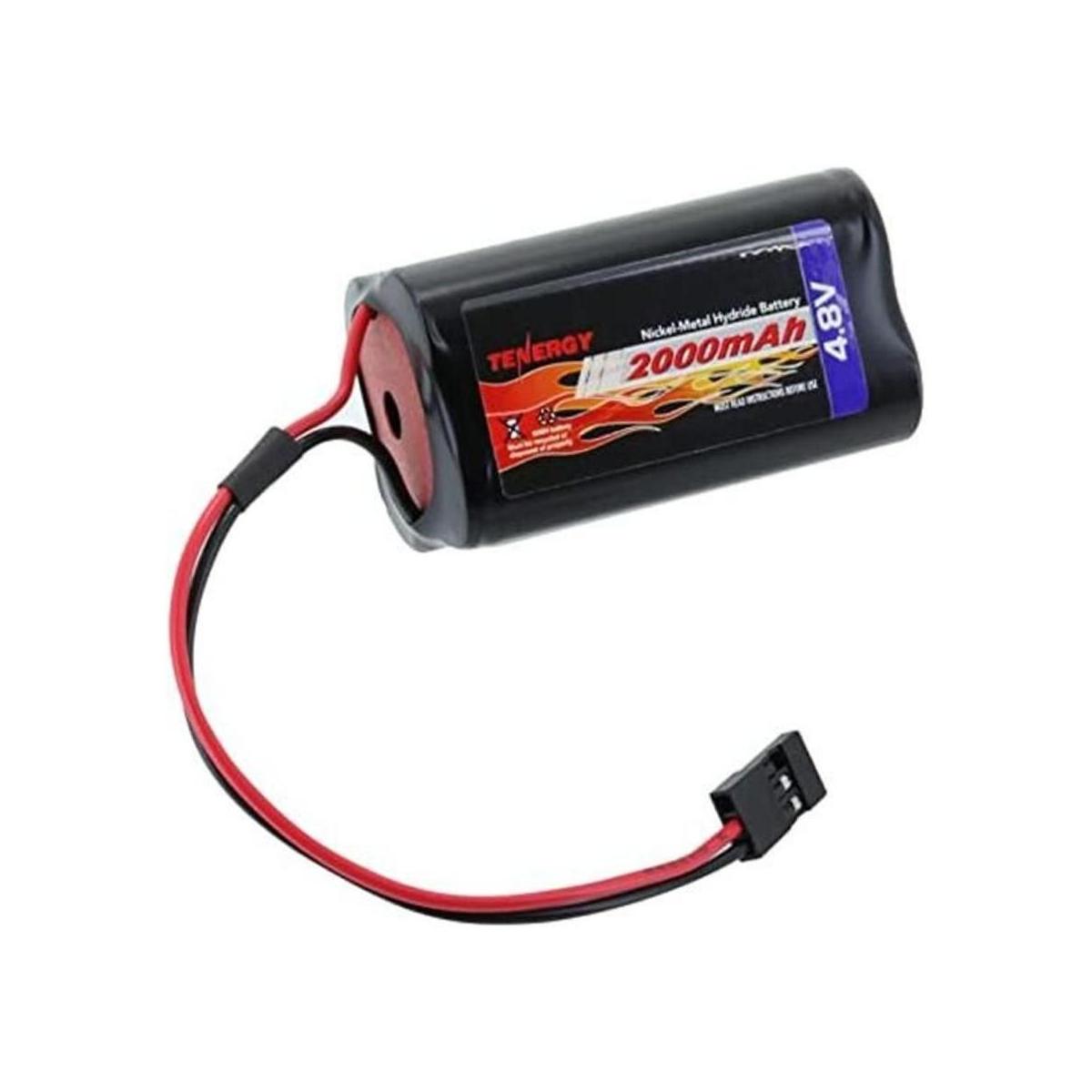Tenergy NiMH receptor RC batería con conectores Hitec 4.8V