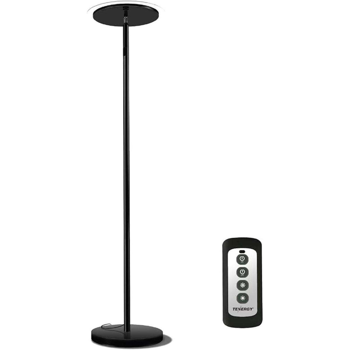 Tenergy Torchiere Lámpara de pie con control remoto 3000