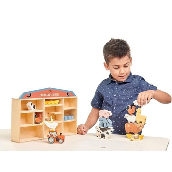 Tender Leaf Toys Animales de granja 13 figuras de granja