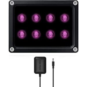 Tendelux Iluminador IR de 120 pies Luz infrarroja de 90