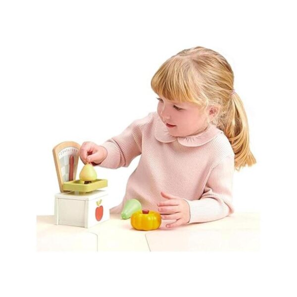 Tender Leaf Toys Báscula de mercado Hermoso juego de_5