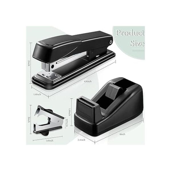 El kit de accesorios de escritorio negro de 7 piezas_2