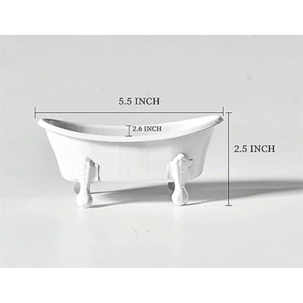 TenFuju Jabonera de bañera de 5.5 pulgadas soporte de_4