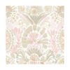 Tempaper Papel tapiz extraíble de damasco bohemio rosa_1