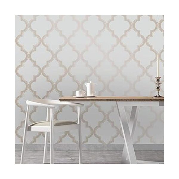 Tempaper Papel tapiz extraíble de Marrakech gris bronce_2
