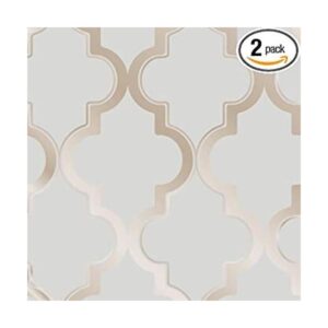 Tempaper Papel tapiz extraíble de Marrakech gris bronce_1
