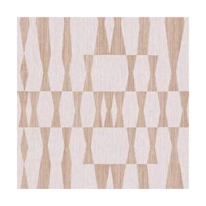 Tempaper Papel tapiz Geo con textura beige extraíble para_1