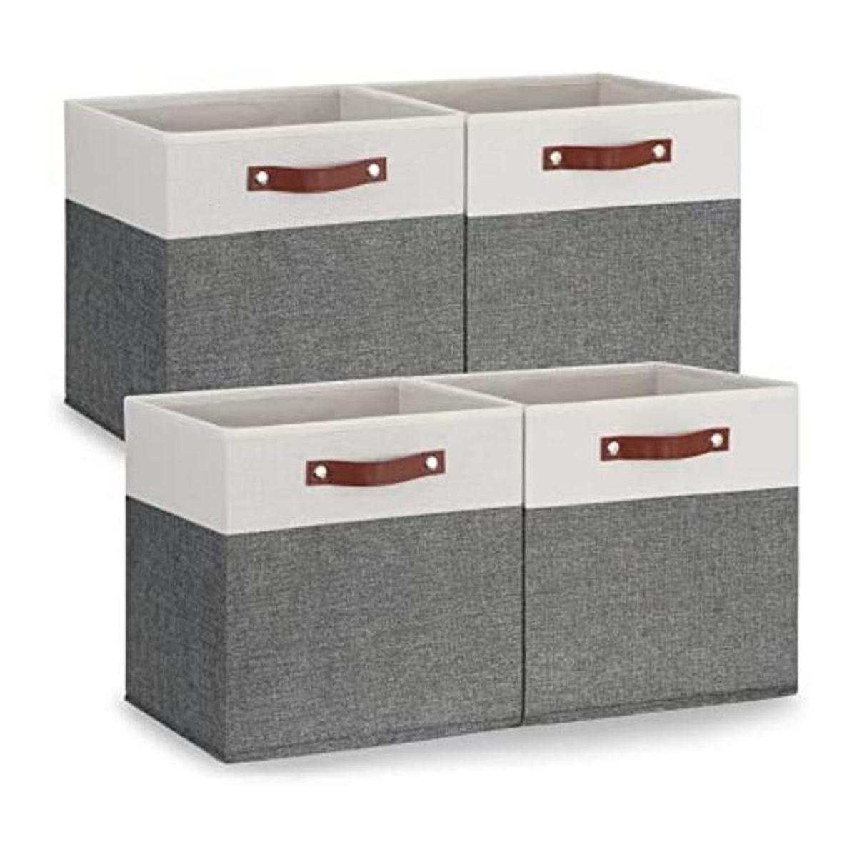 Temary Cubos de almacenamiento de 13 x 13 pulgadas