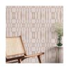 Tempaper Papel tapiz Geo con textura beige extraíble para_3