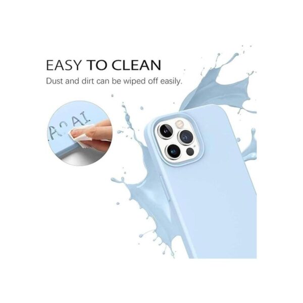 Telaso Funda compatible con iPhone 13 Pro silicona_4