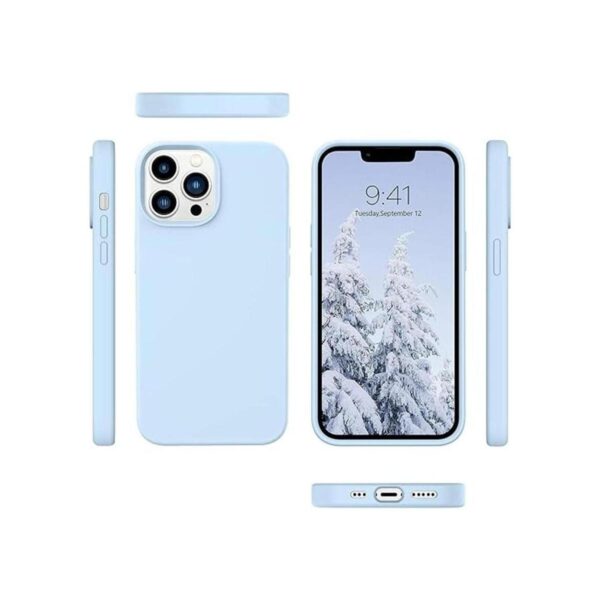 Telaso Funda compatible con iPhone 13 Pro silicona_5