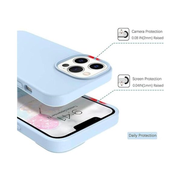 Telaso Funda compatible con iPhone 13 Pro silicona_3