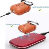 Tekcoo Funda para AirPods LED frontal visible Funda de_5