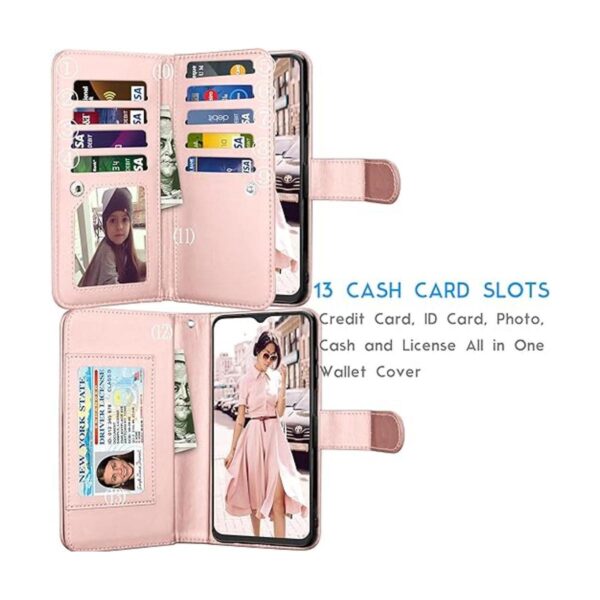 Tekcoo Funda para Galaxy A12 5G funda tipo cartera piel_2