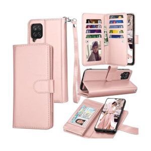 Tekcoo Funda para Galaxy A12 5G funda tipo cartera piel_1
