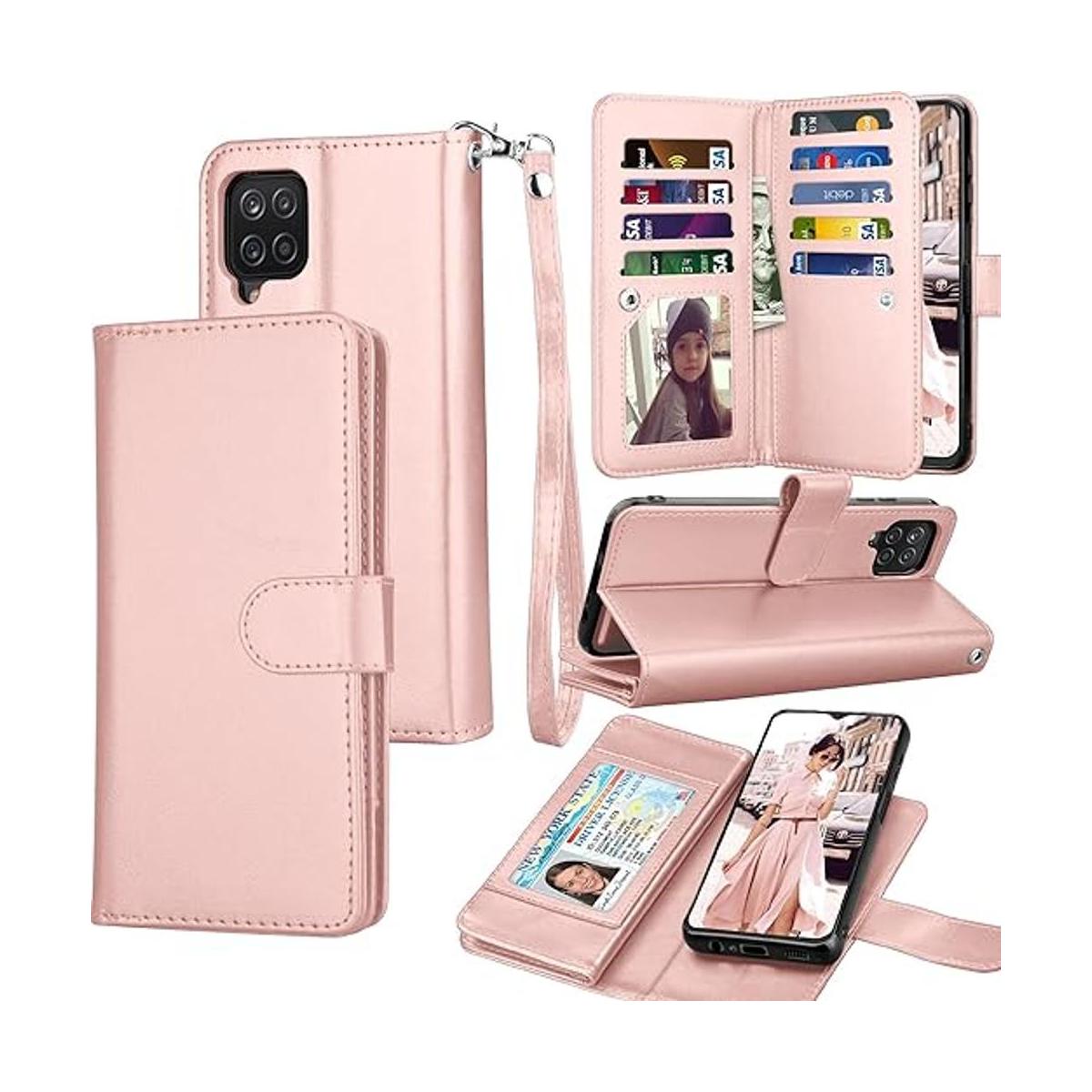 Tekcoo Funda para Galaxy A12 5G funda tipo cartera piel