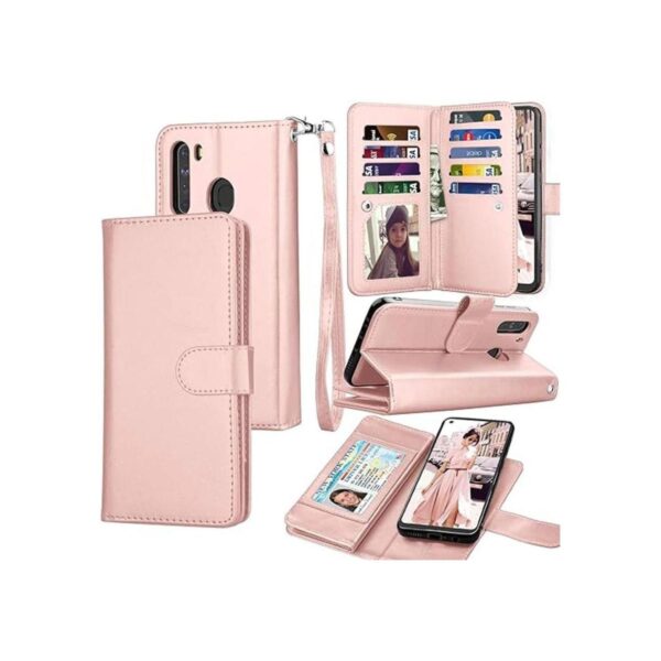 Tekcoo Funda para Galaxy A21 funda tipo cartera cuero_1