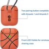 Tekcoo Funda para AirPods LED frontal visible Funda de_4