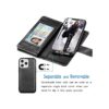Tekcoo Funda tipo cartera compatible con iPhone 13 Pro_4