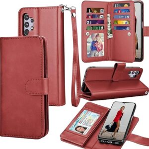 Tekcoo Funda para Galaxy A32 5G funda tipo cartera para_1