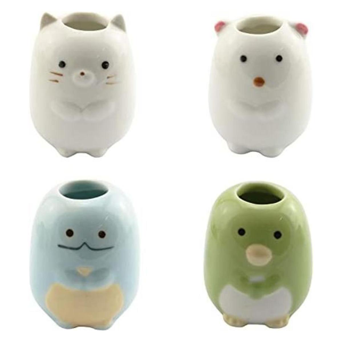 Tegg Mini soporte para cepillos de dientes 4 piezas de