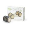 Tegu paquete de 4 ruedas de madera magnéticas._4