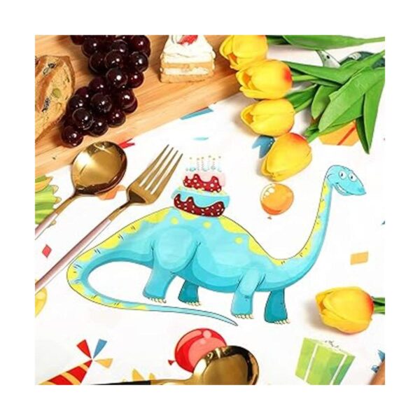Mantel impermeable para fiesta de dinosaurio mantel_5