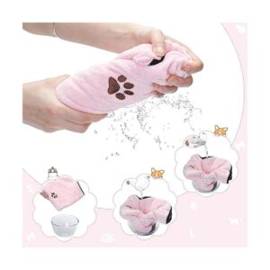 Paquete de 4 toallas para perros para secar perros