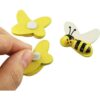 Tegg 30 piezas de abeja de madera 3D con parte trasera_2