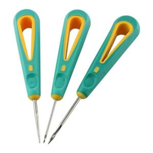 Tegg Sticher Aguja para coser acero con cabeza recta_1