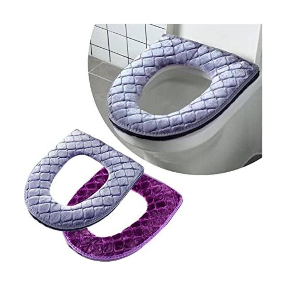 Fundas de asiento de inodoro para baño 2 piezas funda de