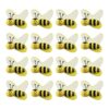 Tegg 30 piezas de abeja de madera 3D con parte trasera_3