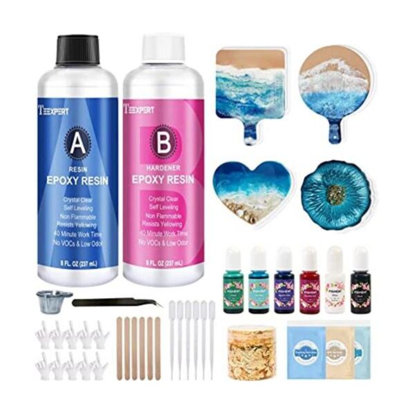 Teexpert Kit de resina epoxi para principiantes kit de_1
