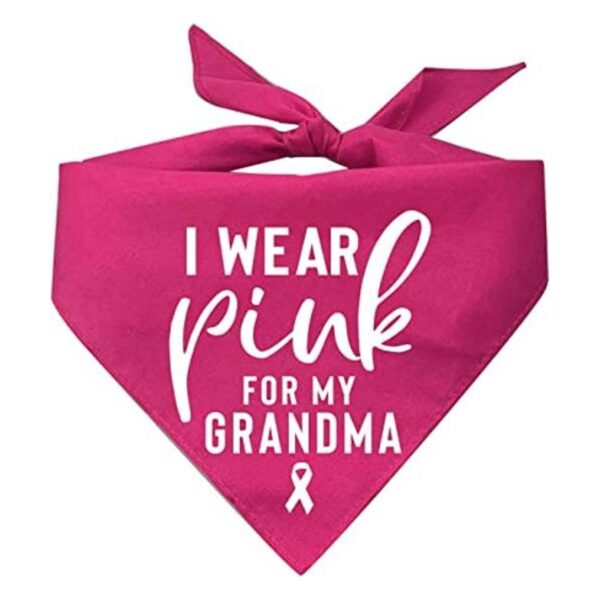 Pañuelo impreso para perro con texto en inglés I Wear_1