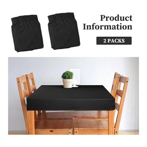 Mantel cuadrado de elastano para mesa de cóctel mantel