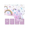 Manteles de arco iris desechables de plástico arcoíris_3