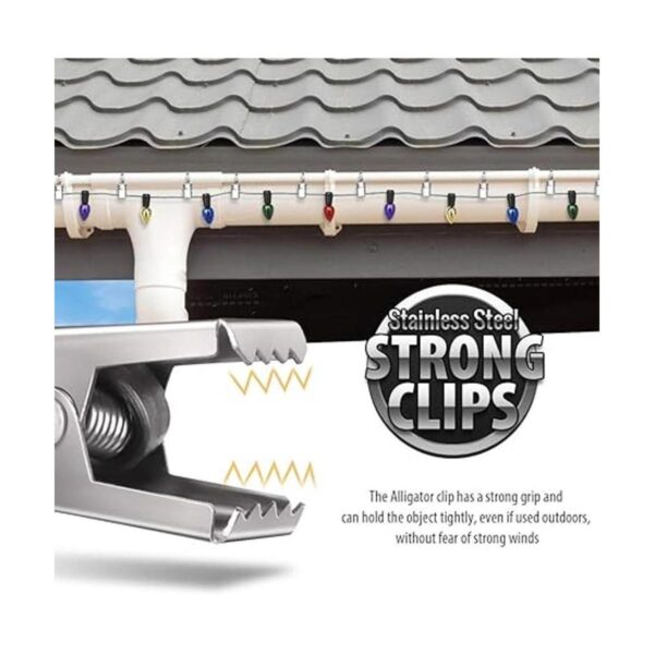Teenitor clips para cortina de acero inoxidable con