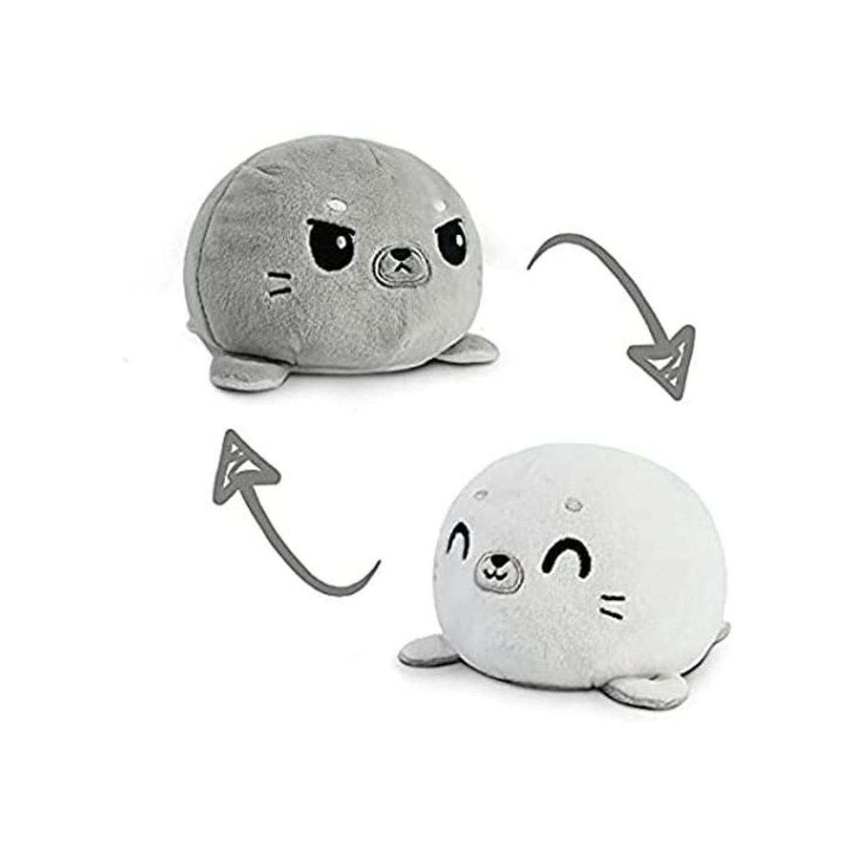 TeeTurtle Peluche reversible original diseño de foca