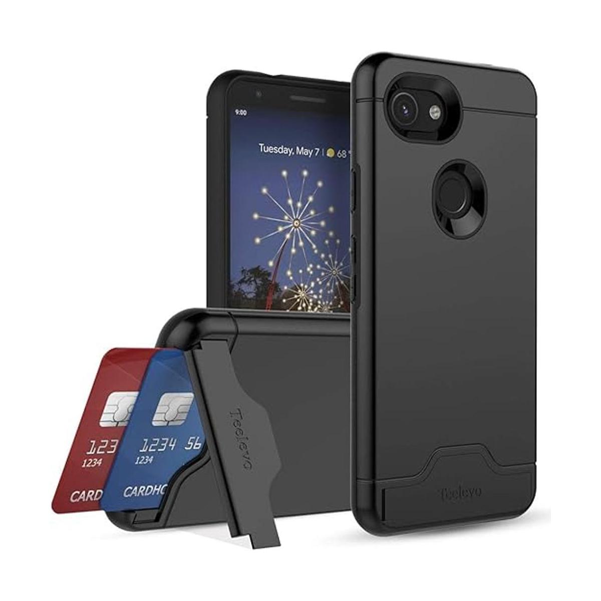 Teelevo Funda tipo cartera para Google Pixel 3a funda de