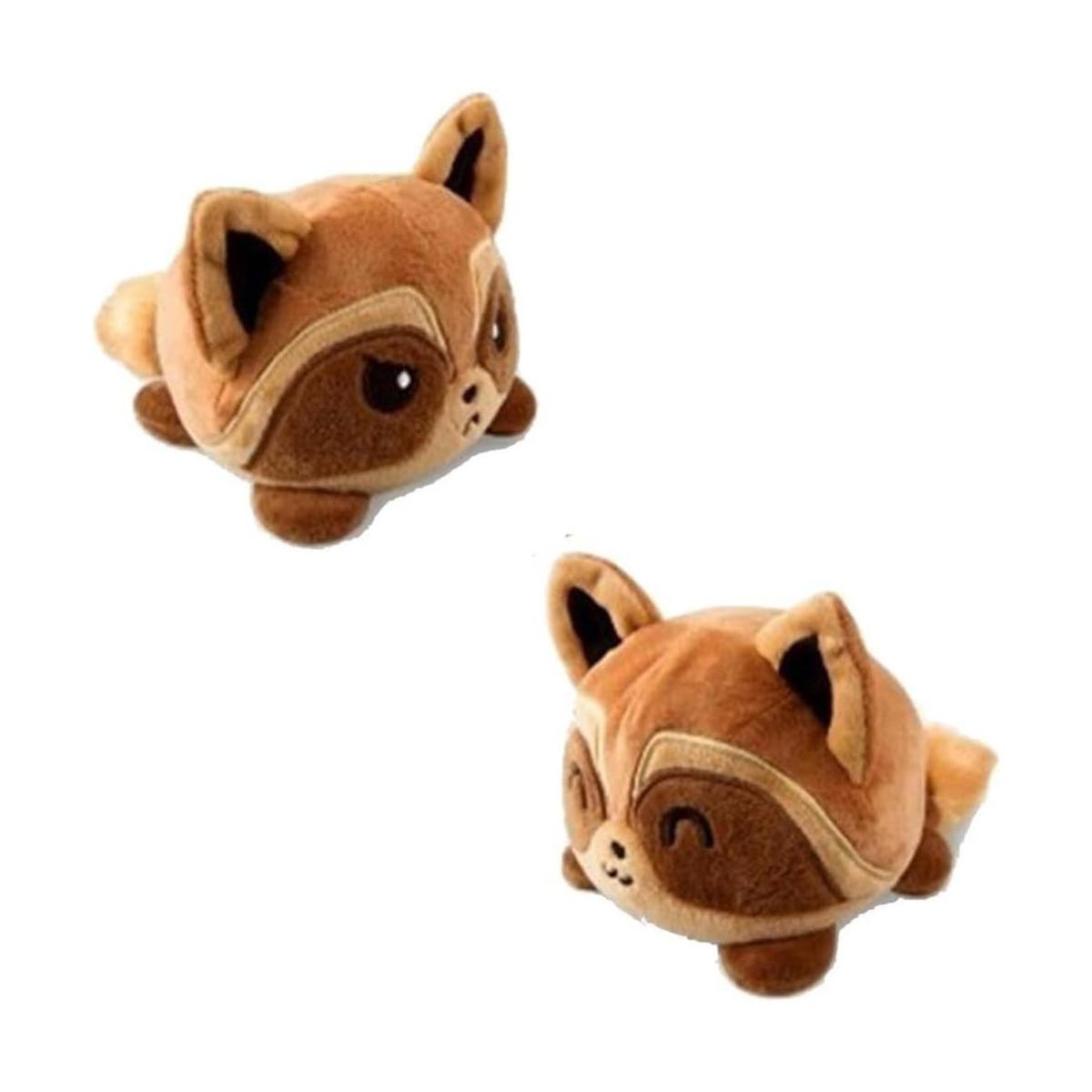 TeeTurtle El peluche reversible original de mapache