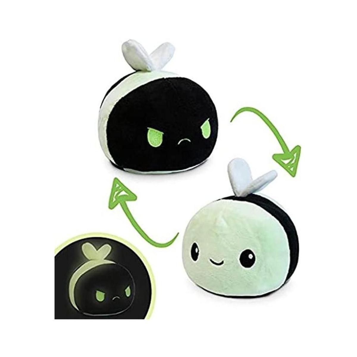 TeeTurtle El peluche reversible original de abeja Diseño