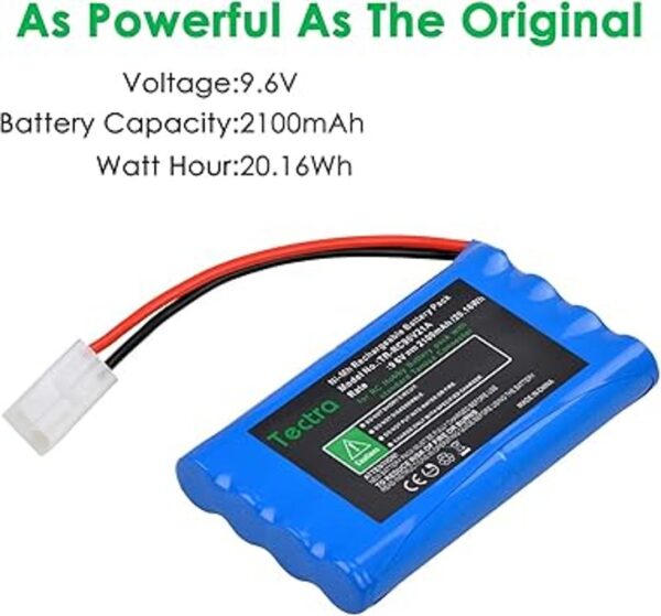 Tectra 96 V 2100 mAh NiMH batería recargable para coche_3