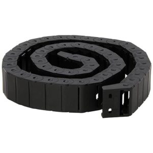 Cadena de arrastre semicerrada de plástico CNC de 0.591 in_1