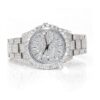 Reloj de esfera baguette helado para hombre con bisel_4