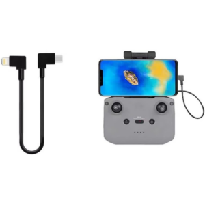 Cable USB tipo C a iOS OTG de 90 grados para control_1