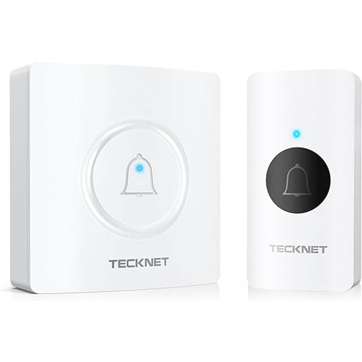 TeckNet Timbre de puerta inalámbrico impermeable
