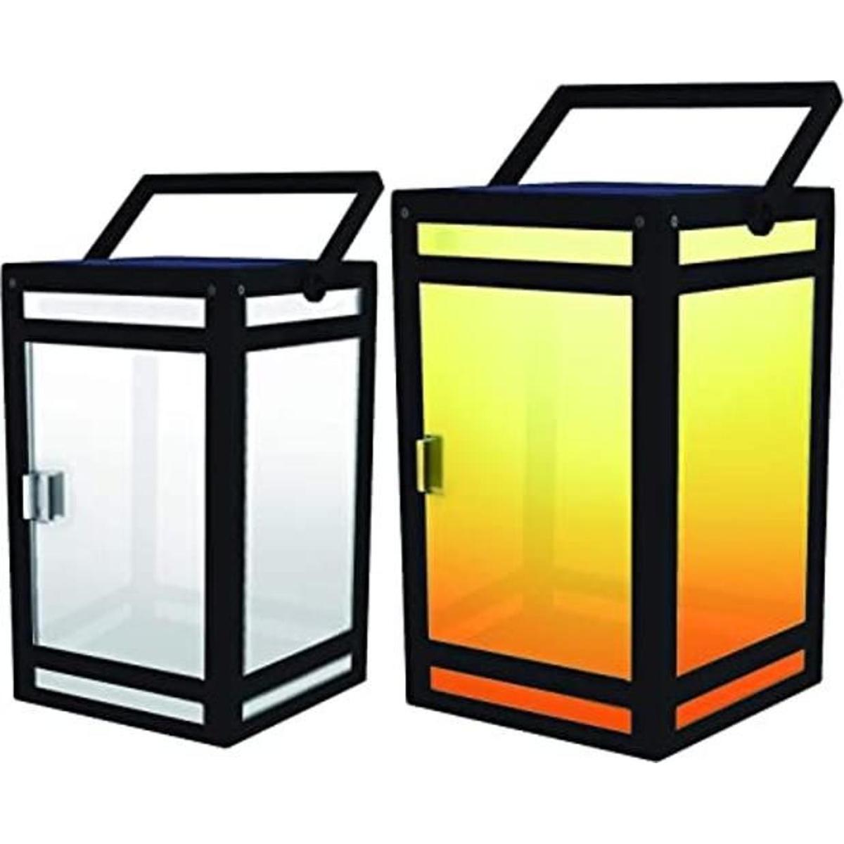 Techko STL206 Farol solar portátil panel helado color