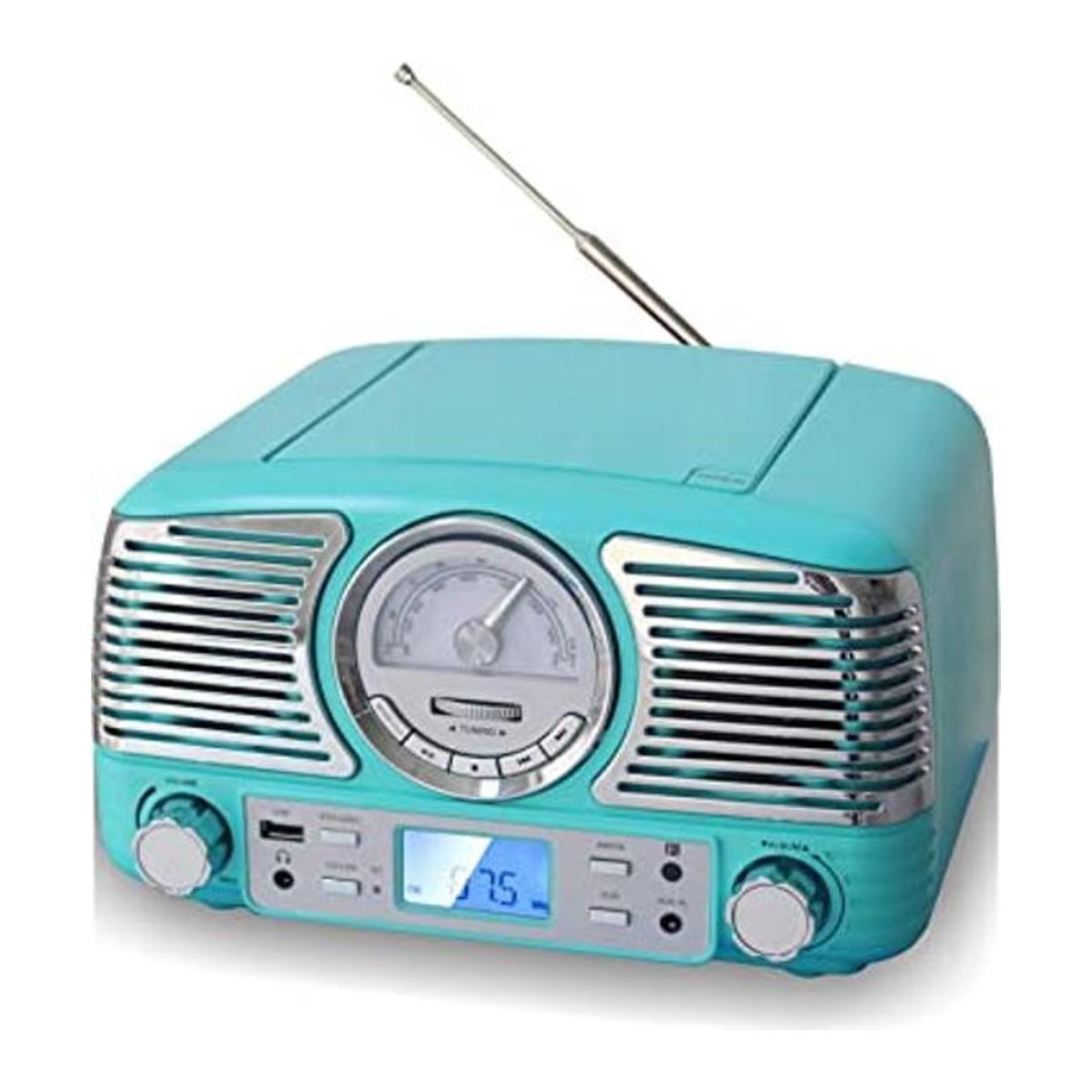 TechPlay QT62BT CD estéreo compacto de diseño retro con