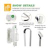 OEM W10810403 W10861642 W10787836 Montaje de cerradura de