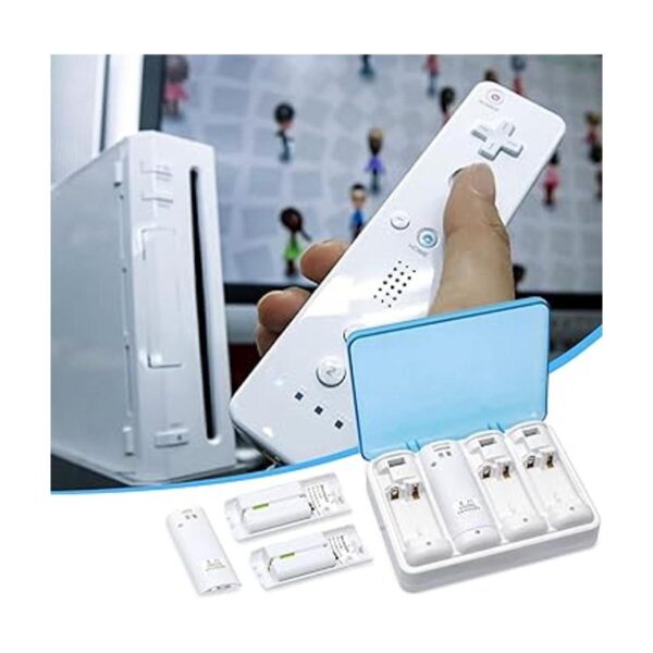 TechKen Estación de carga para controlador Wii con 4_3